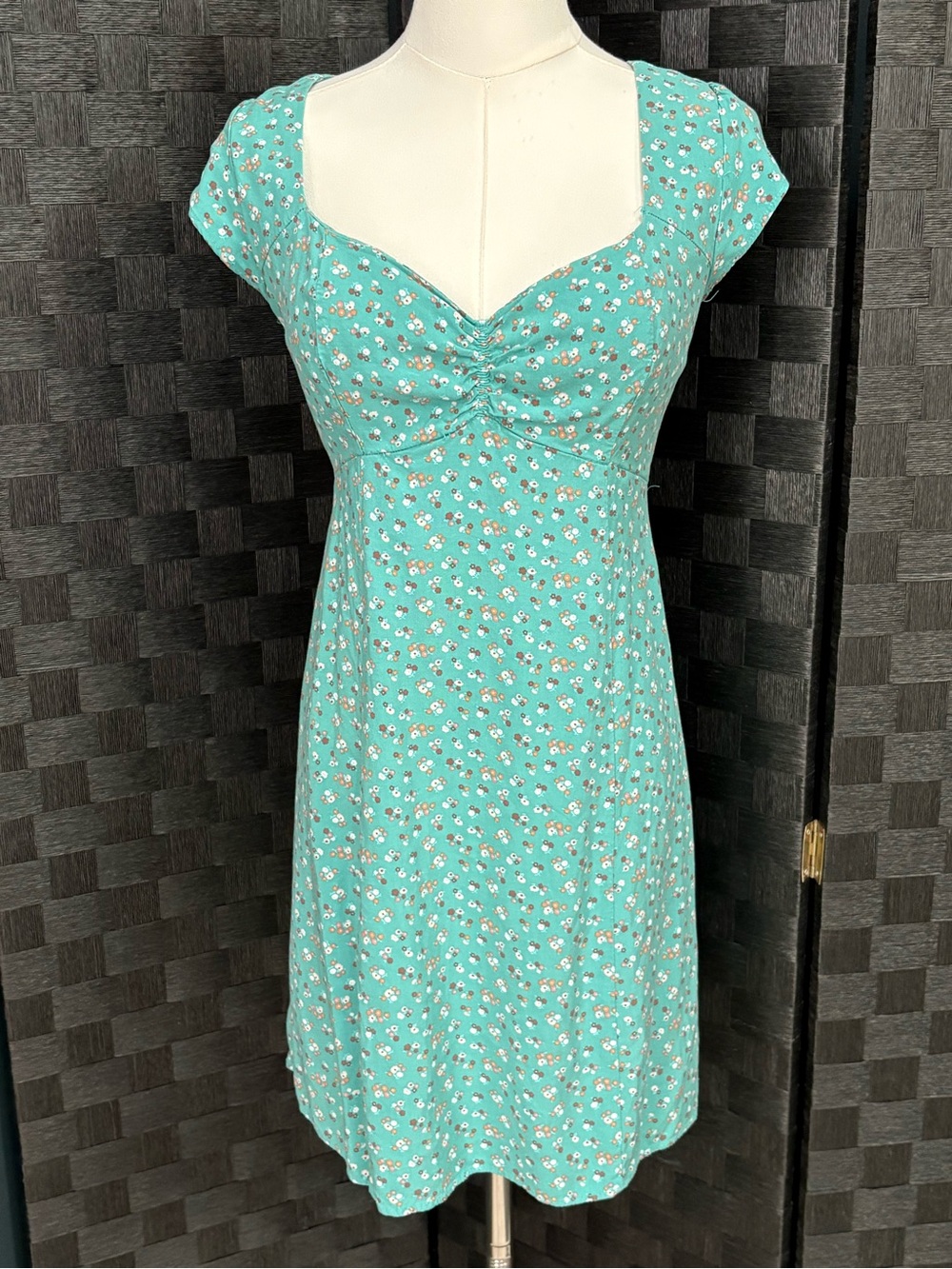 Coquette Aéropostale Floral Sweetheart Tie-Back Dress Soft Girl